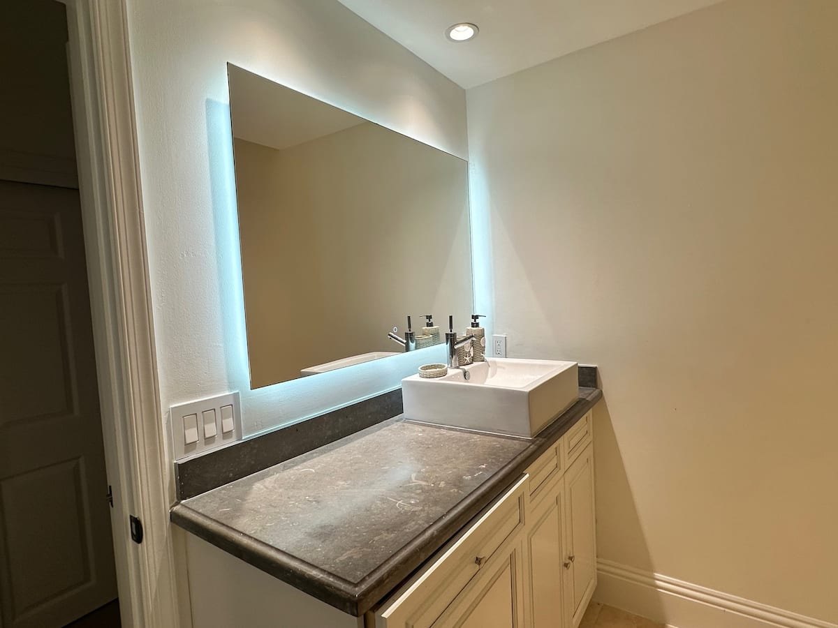 Bathroom one at the Sanibel villa
