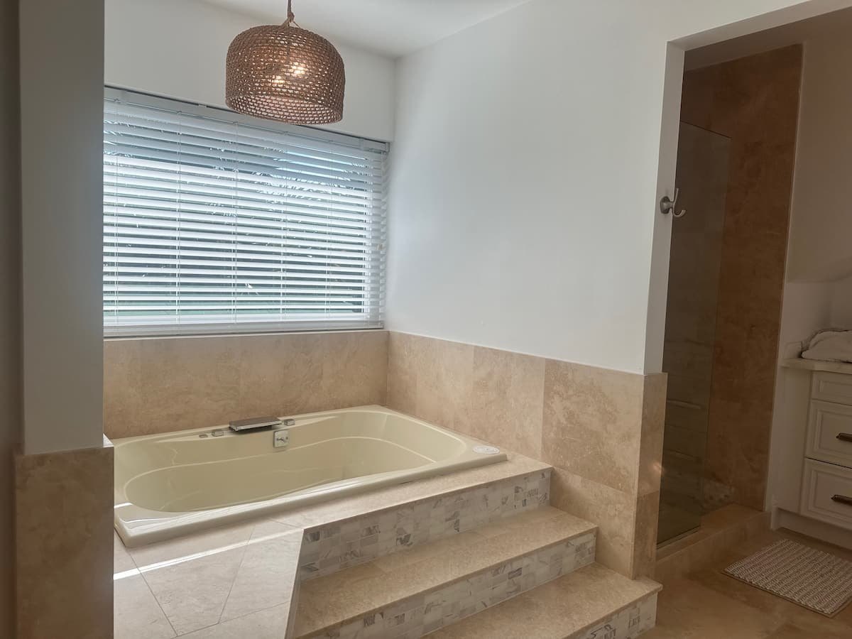 Bathroom two at the Sanibel villa