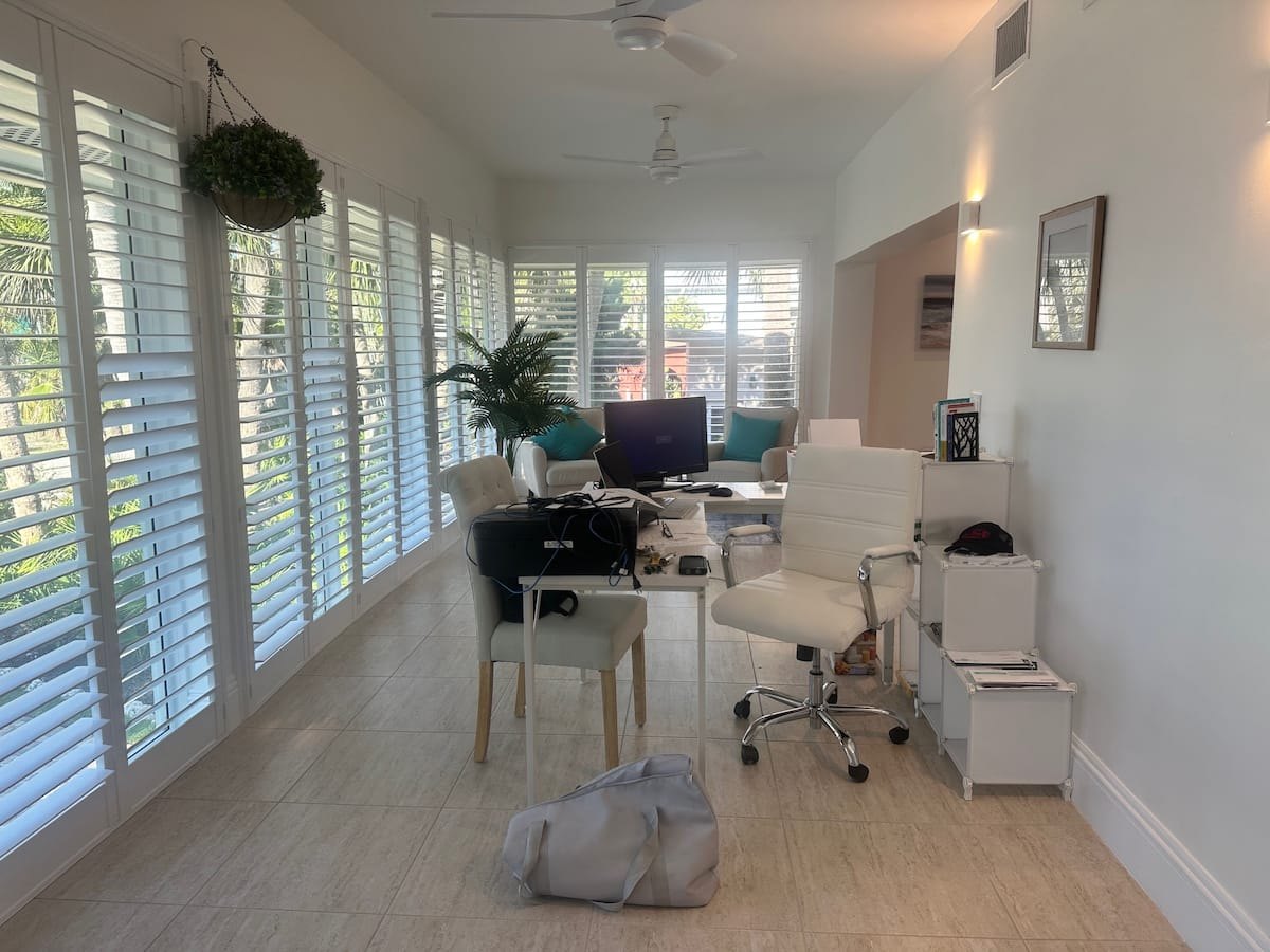 Your dedicated workspace at the Sanibel villa